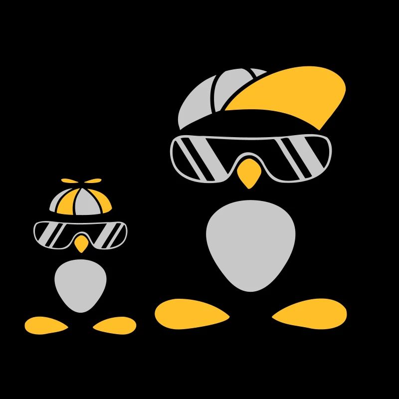 2 famille de pingouins cool