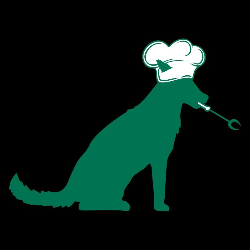 Dog Grill Master Grilling Chef Hat Chef Hunger