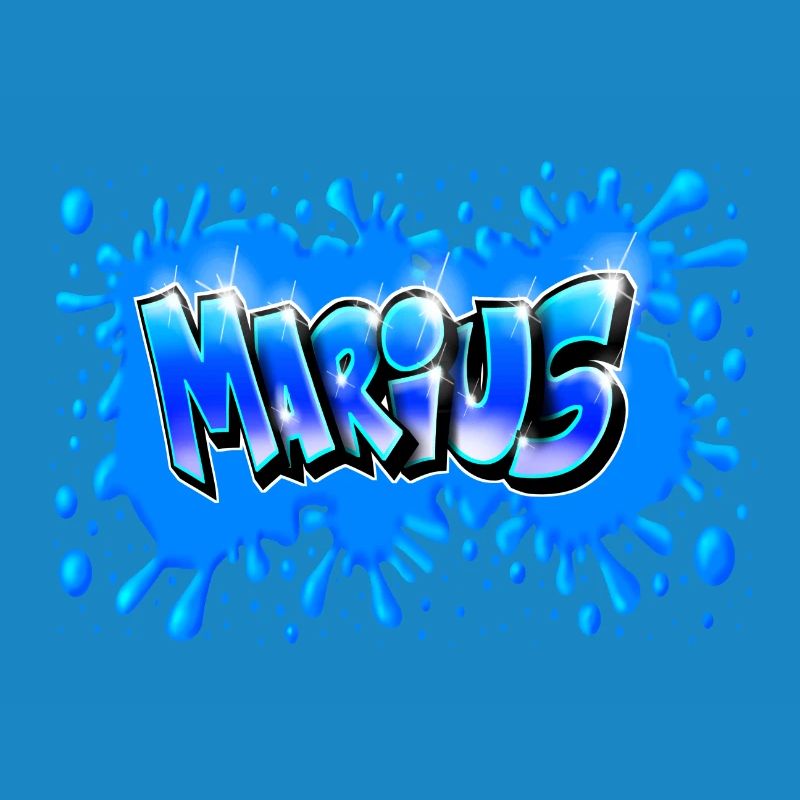 MARIUS GRAFFITI NAME PRINTABLE