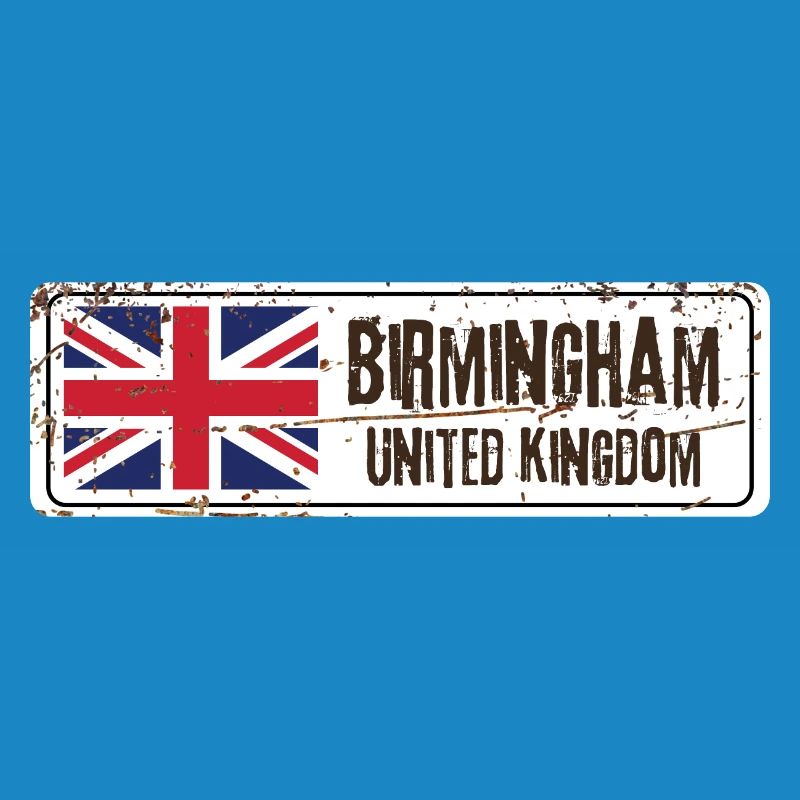 Birmingham Royaume-Uni Drapeau
