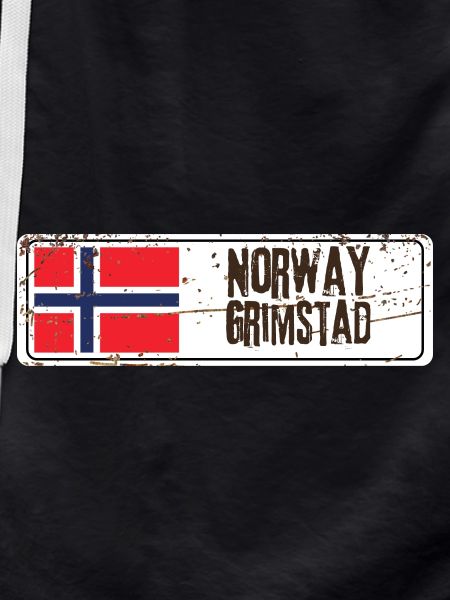 Grimstad Norway Flag