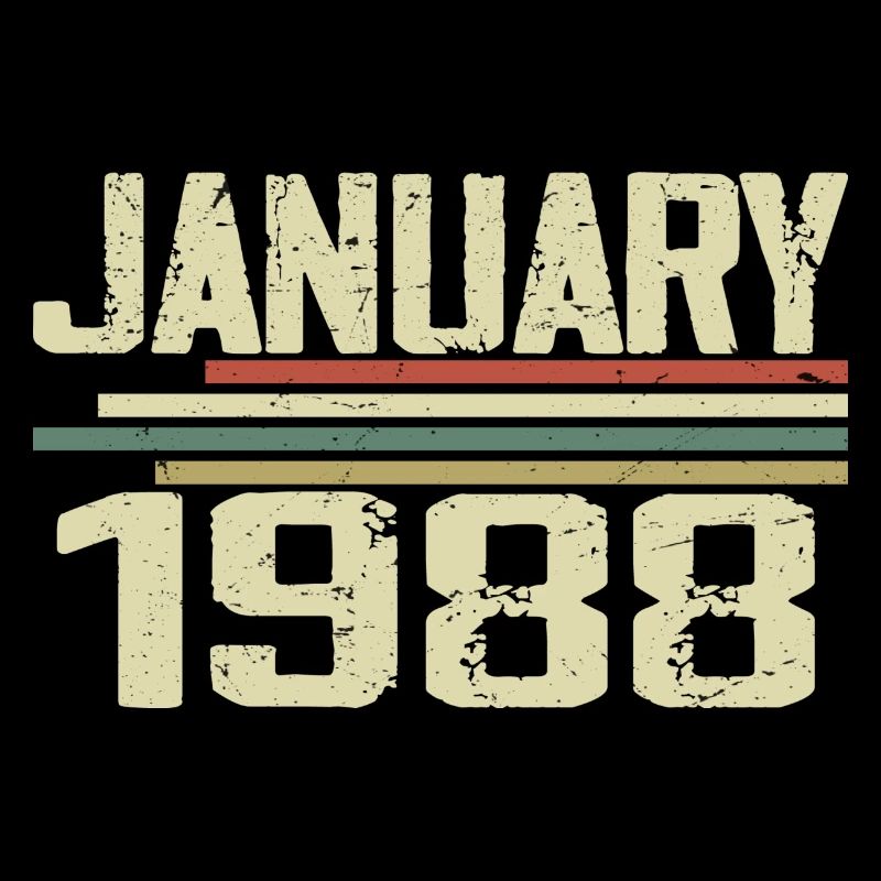 Janvier 1988 - Cadeau d’anniversaire Janvier 1988