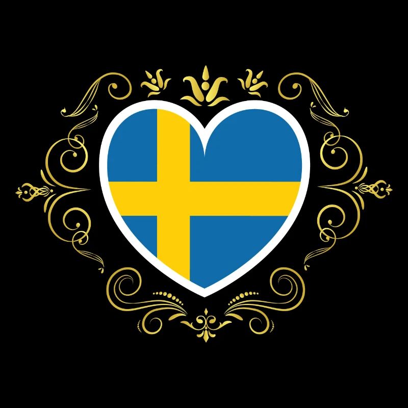 Suède drapeau suédois drapeau blason drapeau