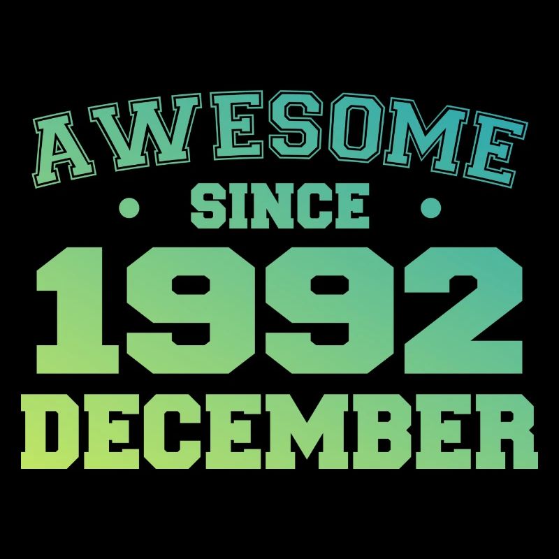 Anniversaire Décembre 1992 - Cadeau Decembre 1992