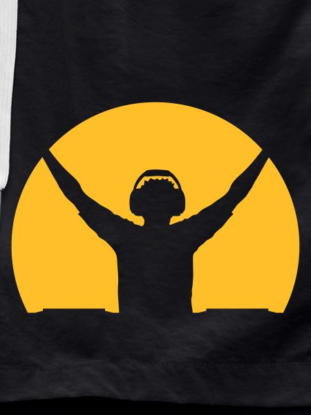 Sun silhouette DJ