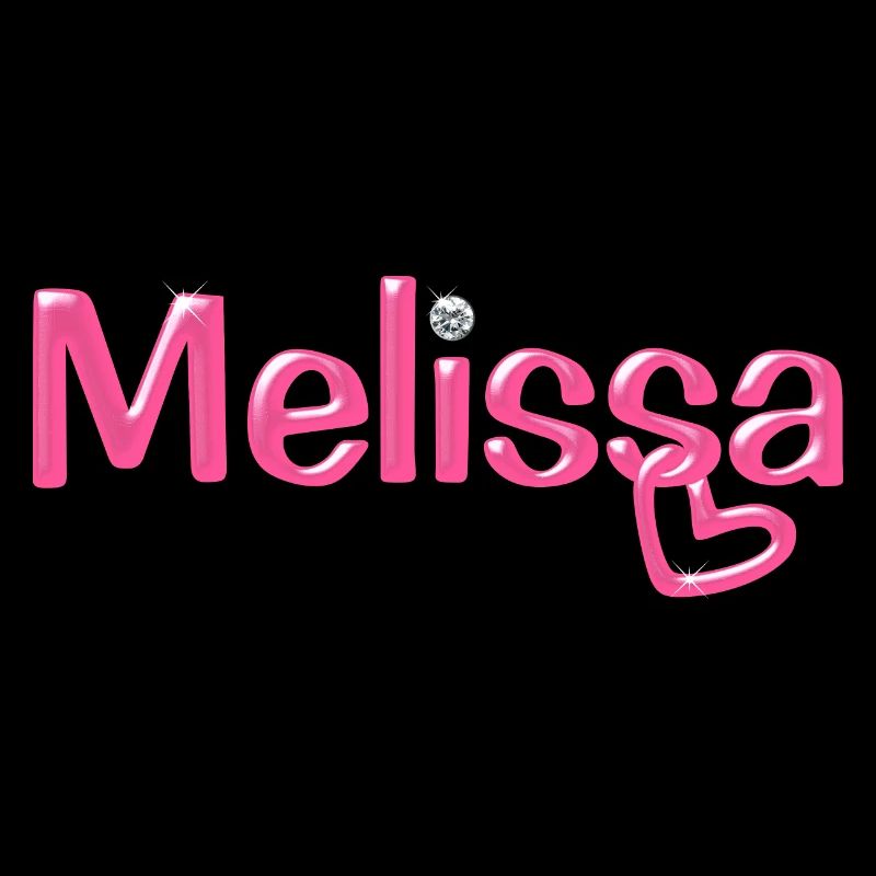 Melissa Name Balloon Font