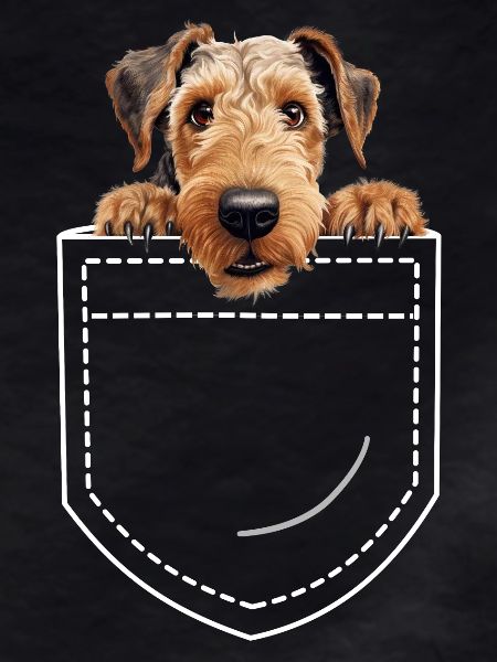 Dog Airdale Terrier
