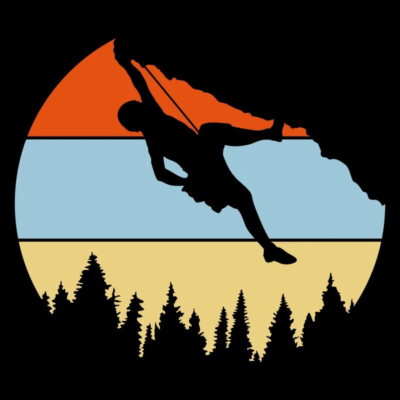 Forest Trees Rock Climbing