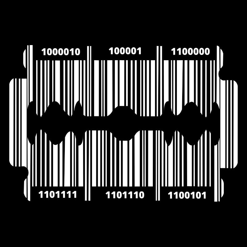 Rasierklinge mit Code