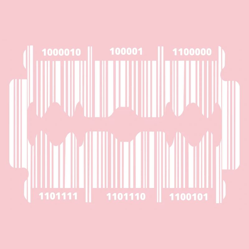 Rasierklinge mit Code