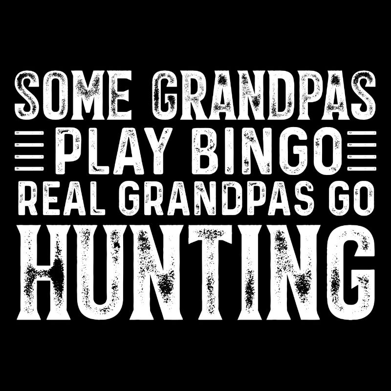 Template for grandfather hunter motif