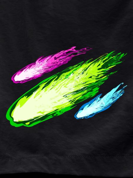 Explosion von bunten Drachen