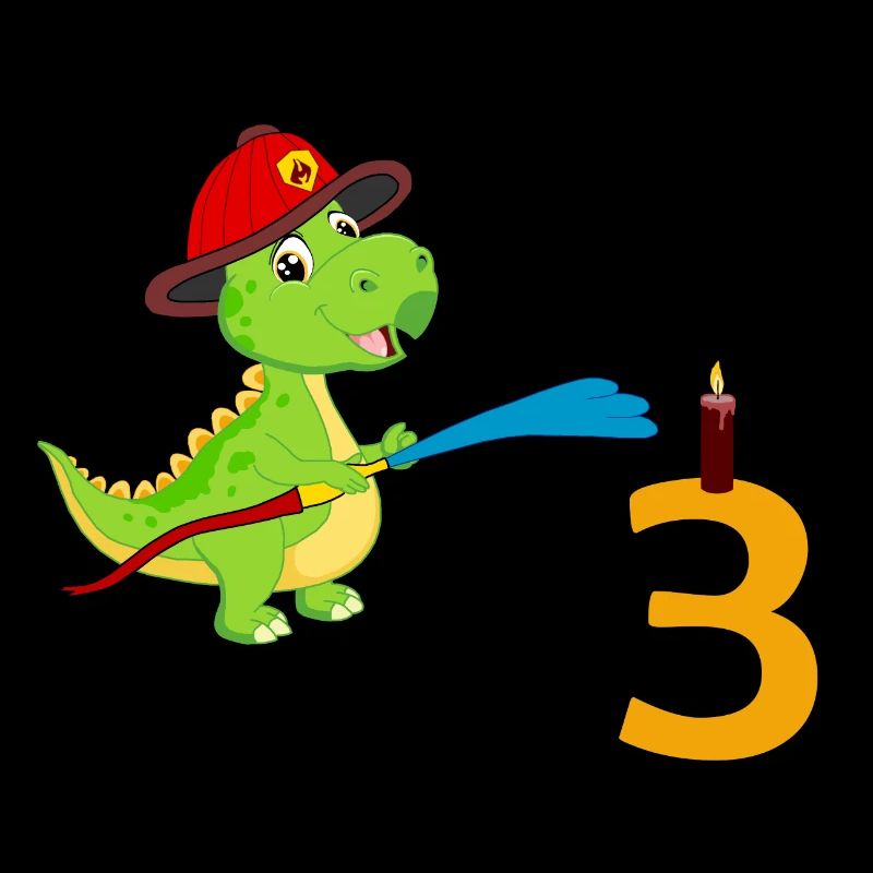 Pompiers Dino 3 anniversaire
