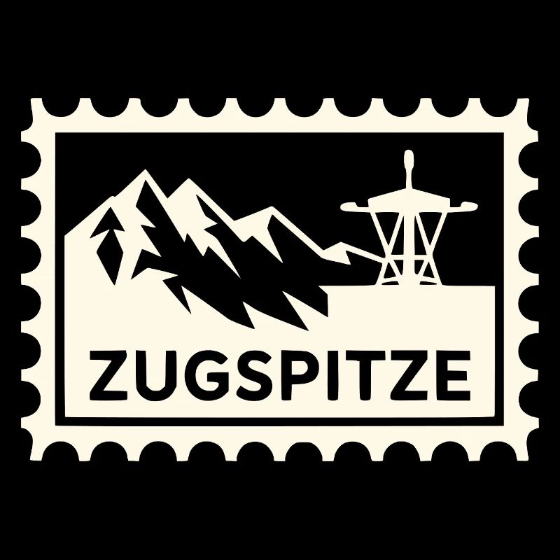 Sommet de la montagne avec conception de téléphérique