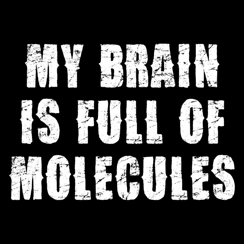 Un cerveau plein de molécules