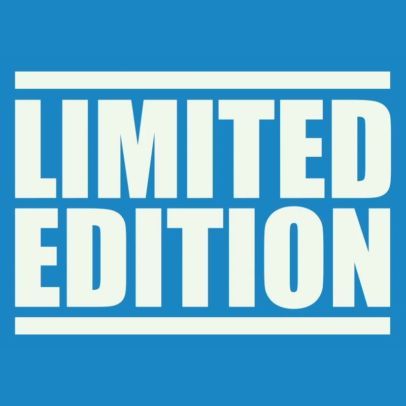 Édition limitée en majuscules