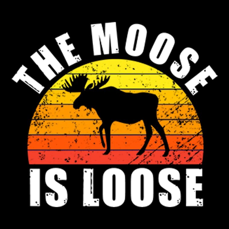 Retro Elch Lustiger Spruch
