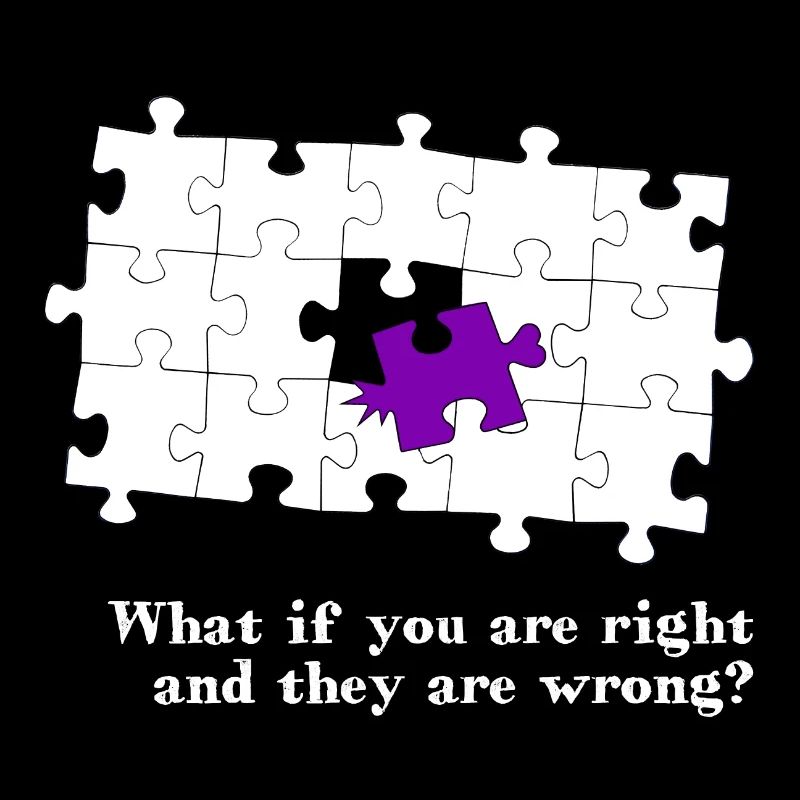 Puzzle - que se passe-t-il si vous avez raison et qu’ils ont tort?