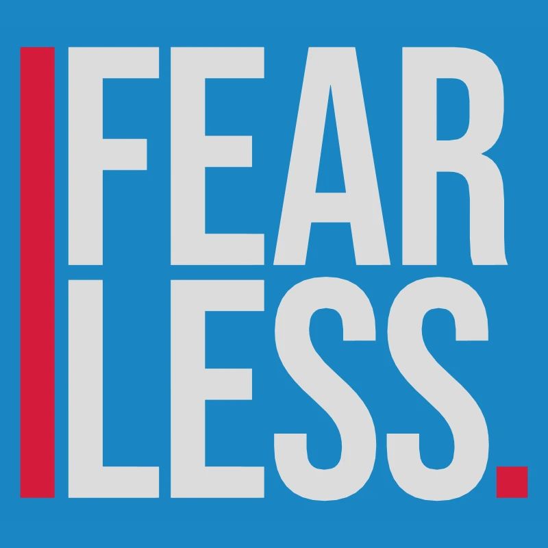 fearless Text Quote Design