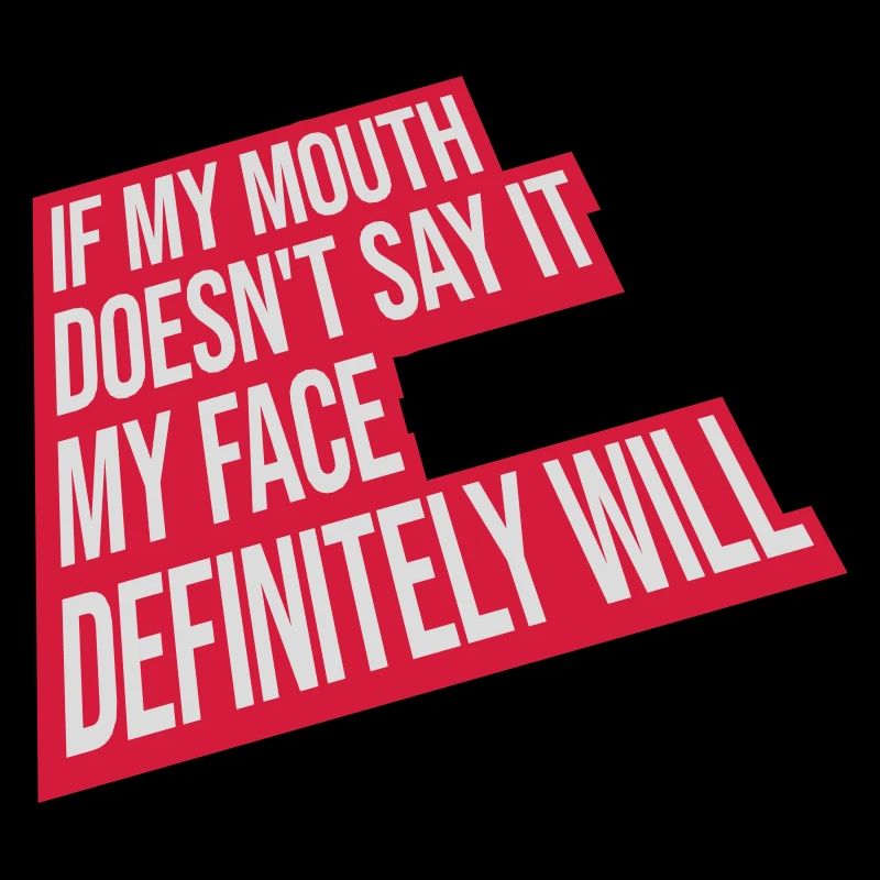 my face definitely will