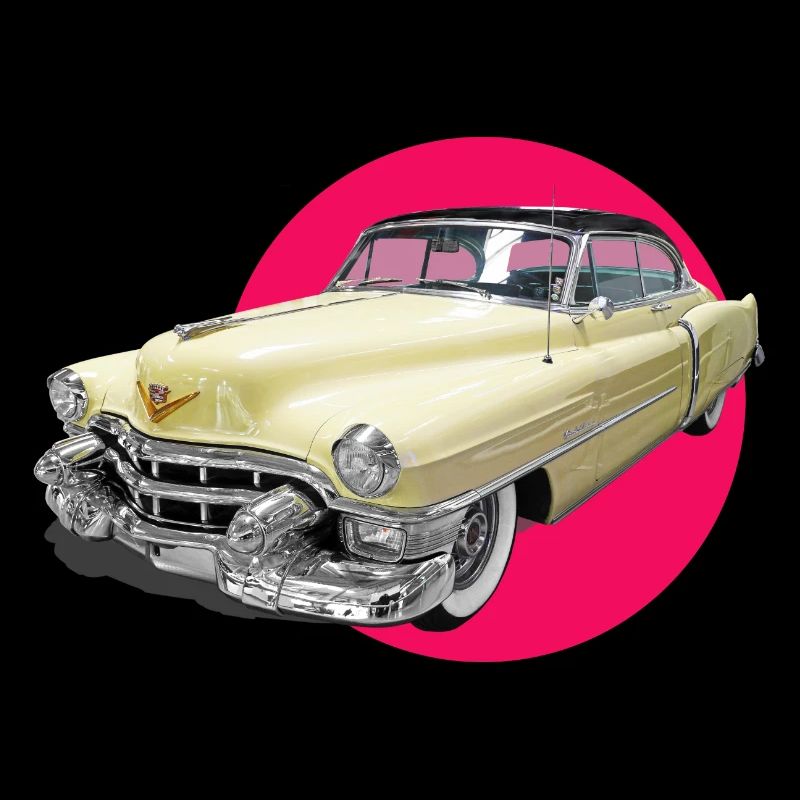 Youngtimer car adore Cadi Chevy Retro Car Oldtime