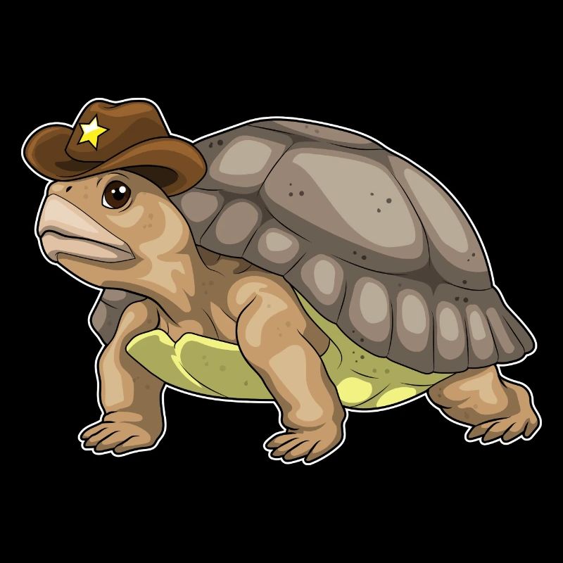 Turtle Sheriff Sheriff's Hat