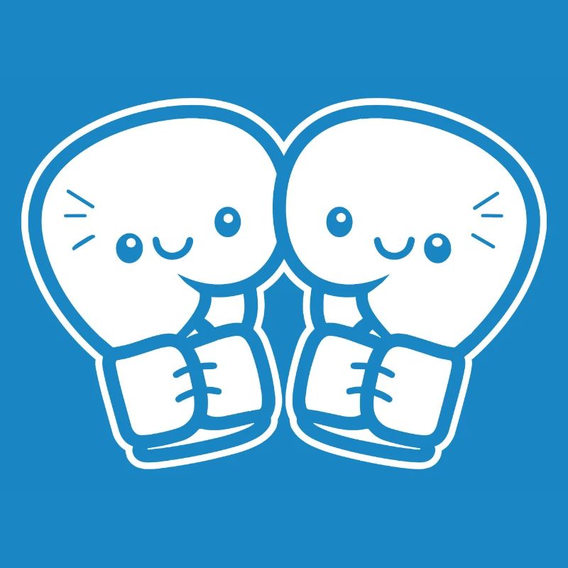 Gants de boxe drôles