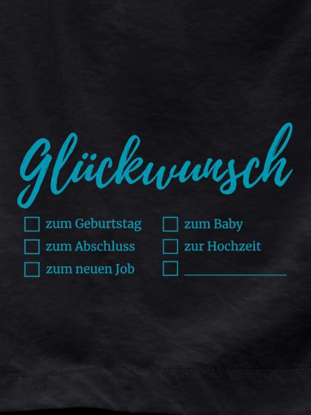Congratulations lettering checkboxes