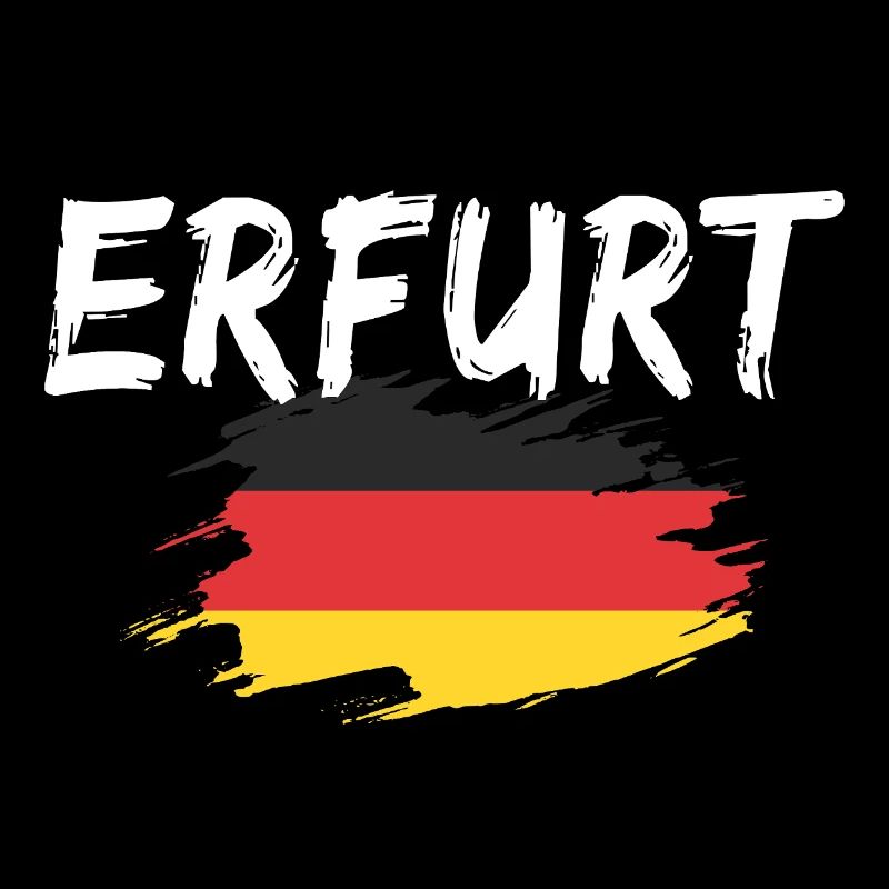 Erfurt Germany Flag