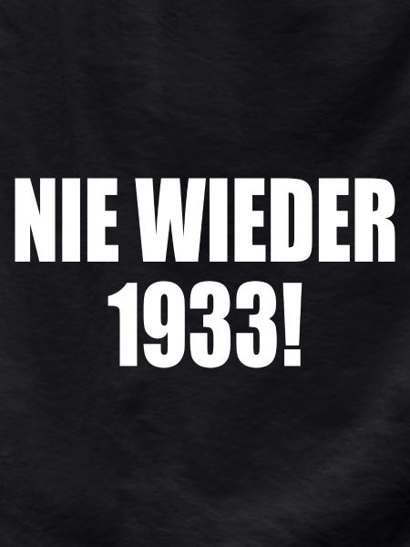 Never again 1933