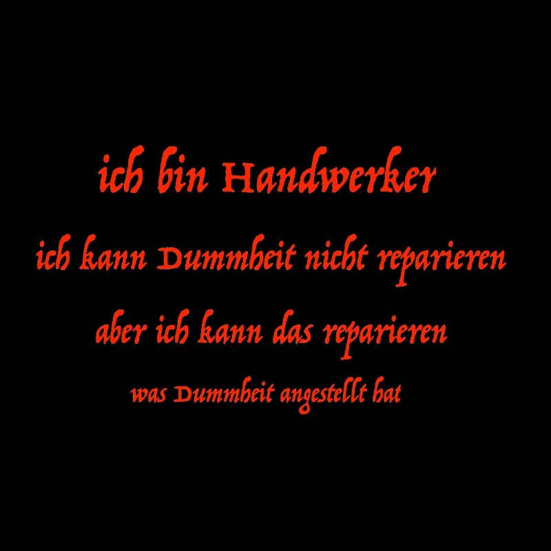 ich bin Handwerker