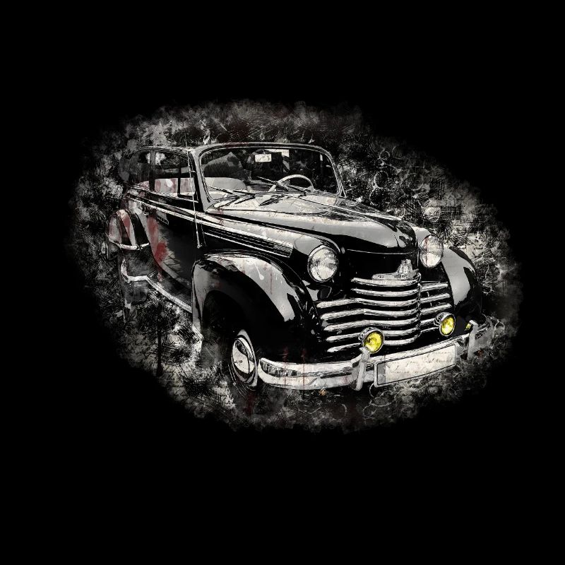Nostalgic Old American Dream Car