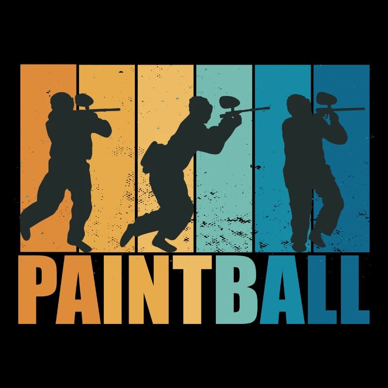 Paintball Paintballer Gotcha Vintage Gift
