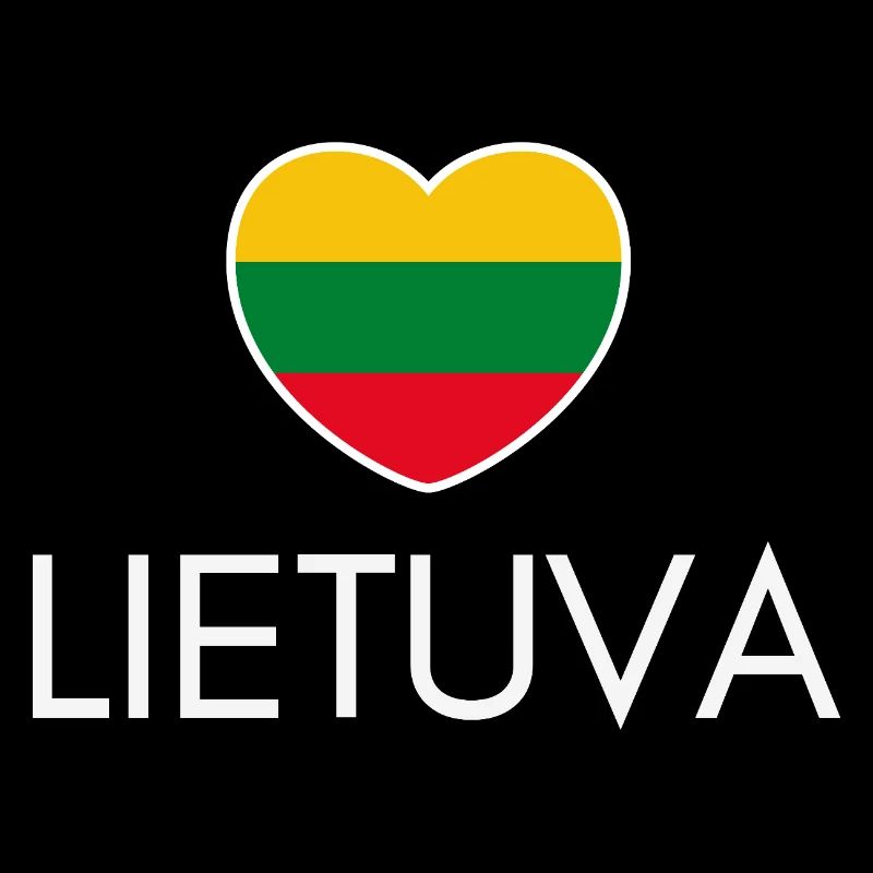 I love Lithuania, heart Lithuania