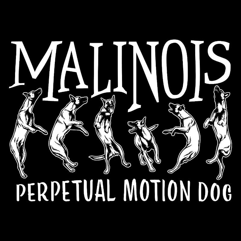 Belgischer Malinois-Perpetuum-Mobile-Hund