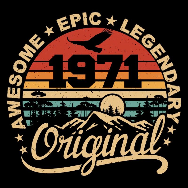 Original 1971 Birthday Gift 1971 Retro 1971