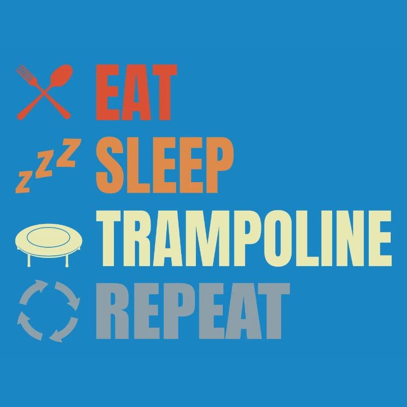 Trampolinspringen Routine