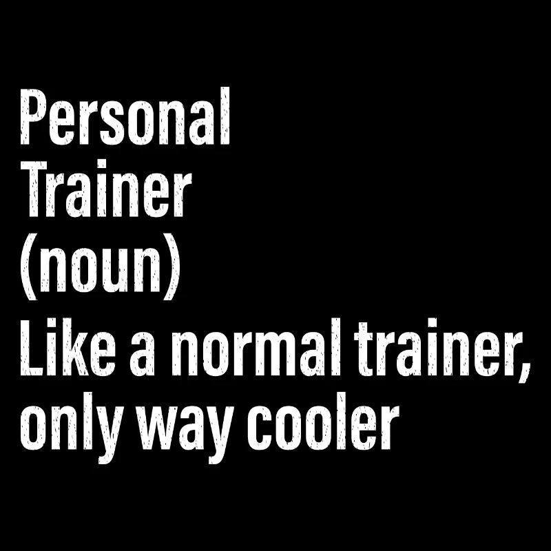 Personal Trainer Substantiv Lustiges Hemd
