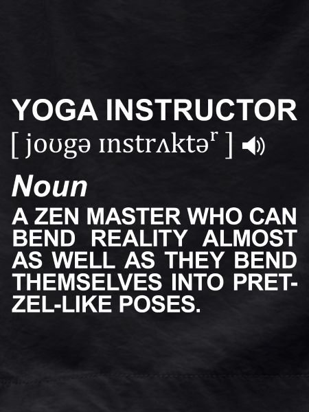 Yoga Teacher Definition