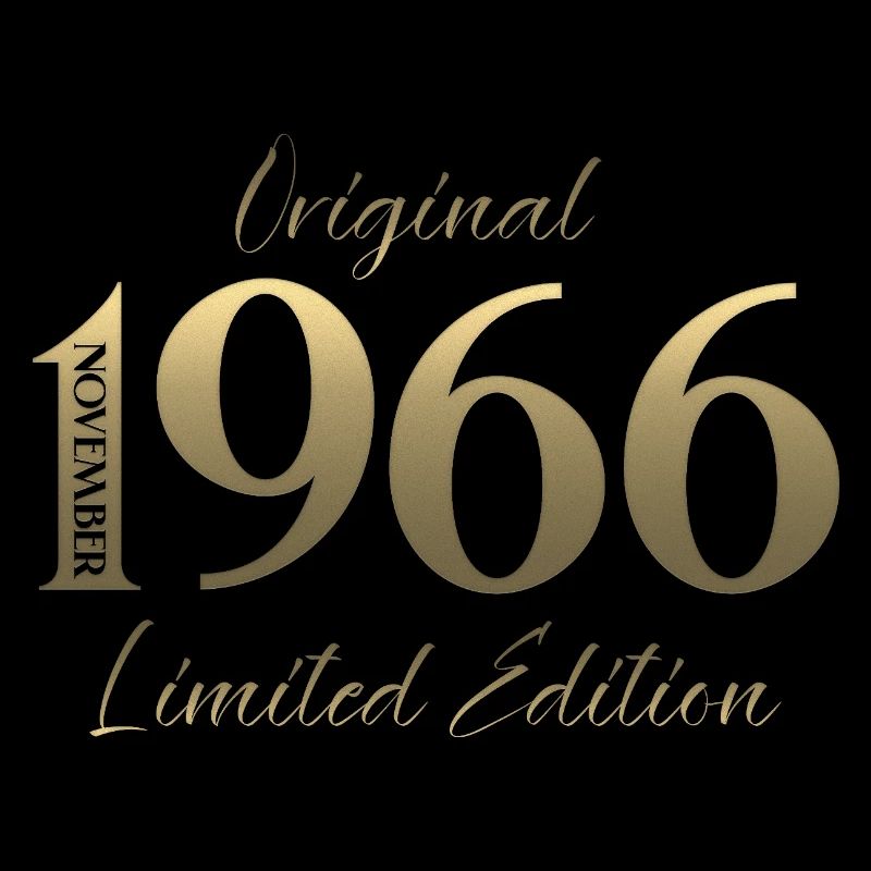 60th Birthday Original November Vintage 1966