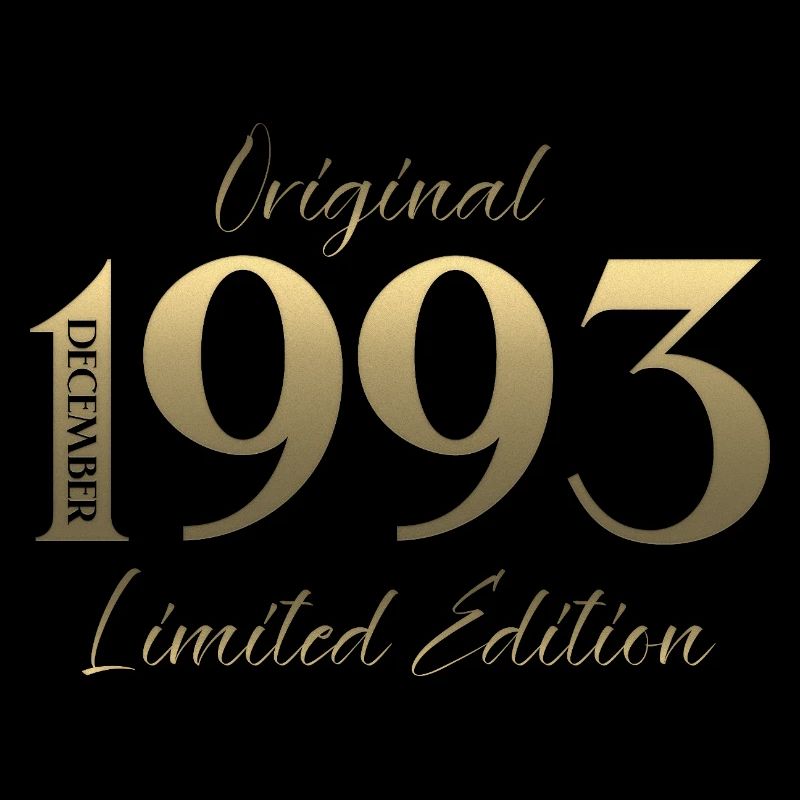 32e anniversaire Original décembre Né en 1993
