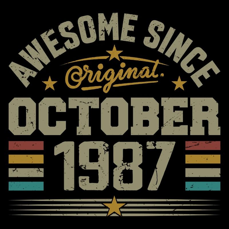 Born in October 1987 | Birthday October 1987