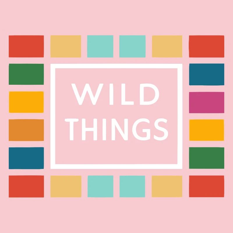 Wild Things Colorful Frames