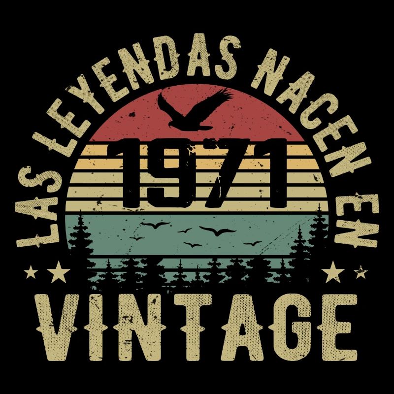 Legenden sind geboren 1971 Geburtstagsgeschenk 1971