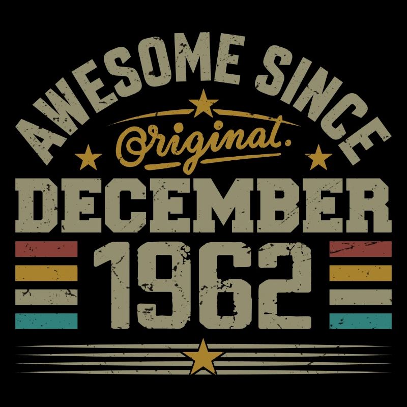 Dezember 1962 - Dezember 1962 Geburtstagsgeschenk