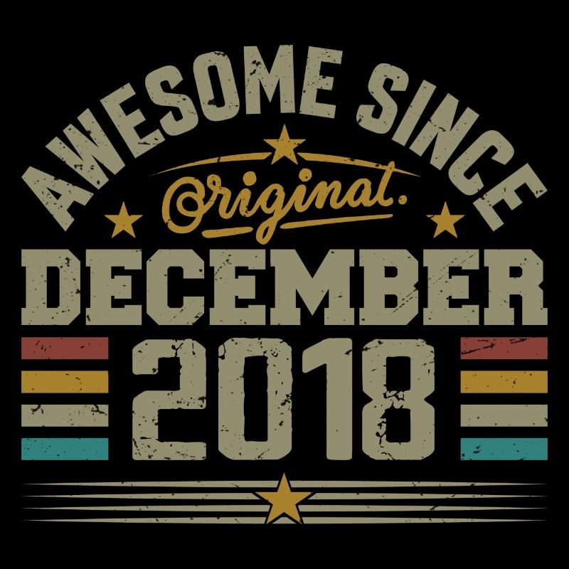 Dezember 2018 - Dezember 2018 Geburtstagsgeschenk