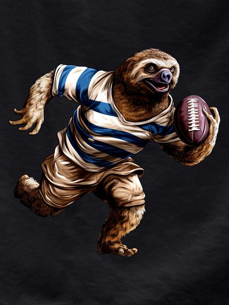 Sloths Rugby Player