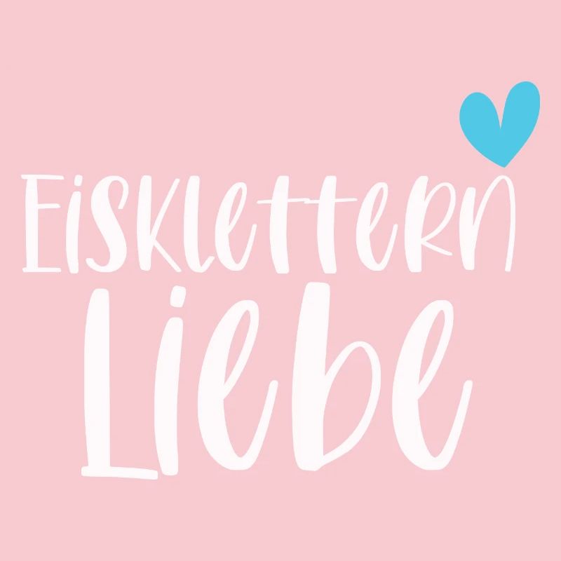 Klettern Eisklettern Liebe Eispickel Geschenk