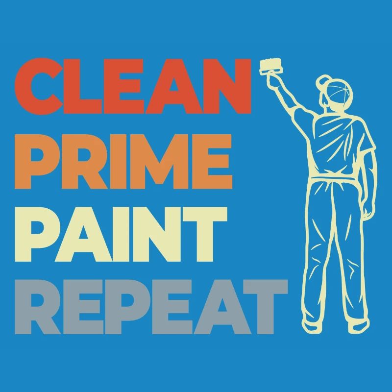 Clean Prime Paint Repeat