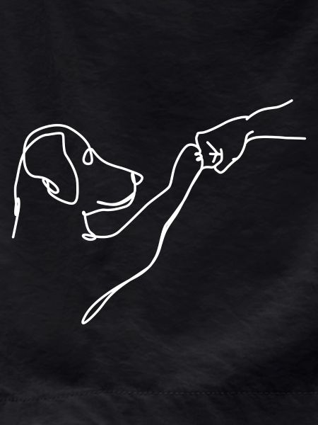 Oneliner - Dog and Human Fist